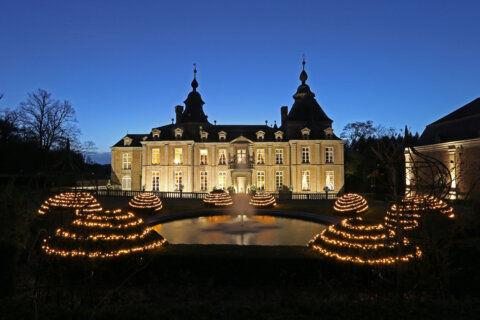 Décembre au château de Modave.