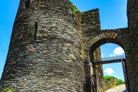 La Saint Valentin au château de la Roche-en-Ardenne.