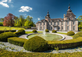 Visite des captages et du château de Modave.